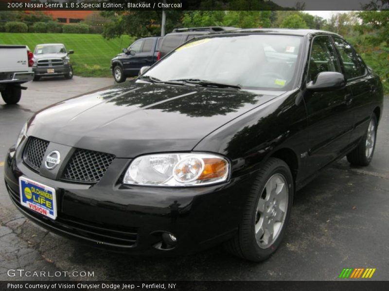 Blackout / Charcoal 2006 Nissan Sentra 1.8 S Special Edition
