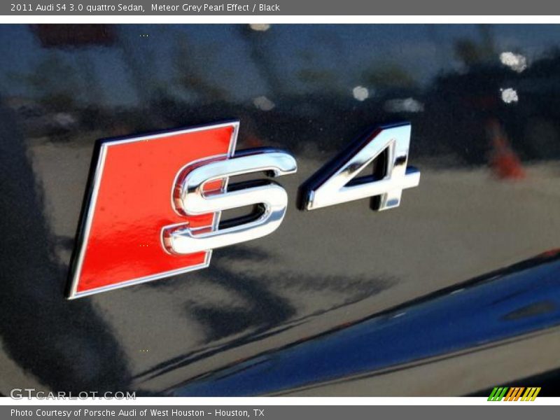 Meteor Grey Pearl Effect / Black 2011 Audi S4 3.0 quattro Sedan