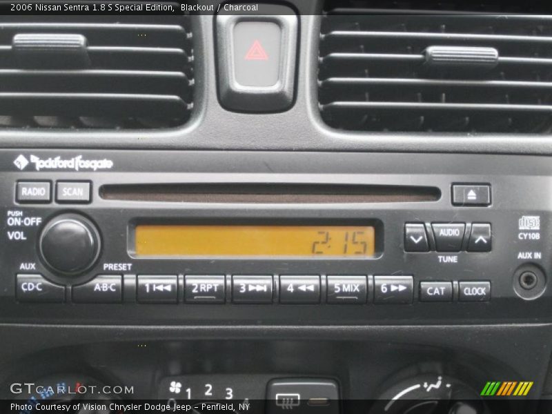Blackout / Charcoal 2006 Nissan Sentra 1.8 S Special Edition