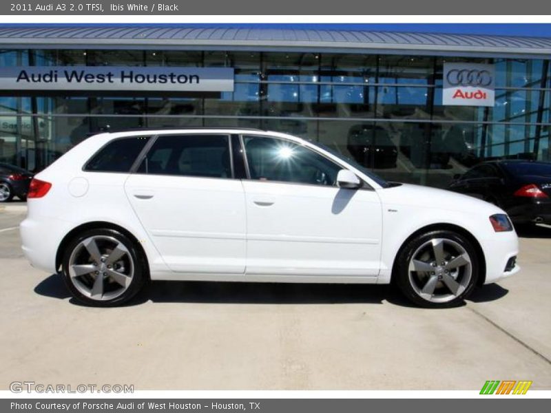 Ibis White / Black 2011 Audi A3 2.0 TFSI