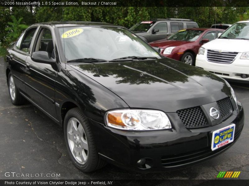 Blackout / Charcoal 2006 Nissan Sentra 1.8 S Special Edition