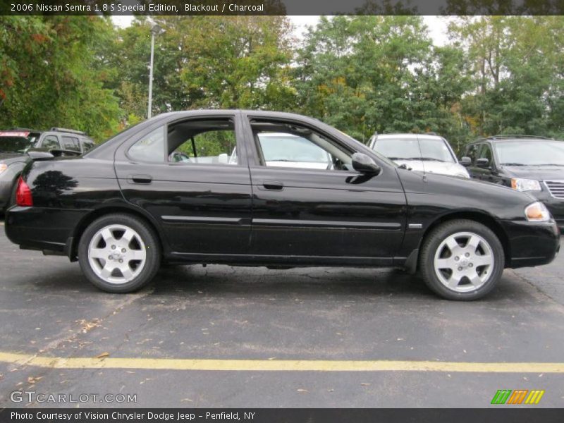 Blackout / Charcoal 2006 Nissan Sentra 1.8 S Special Edition