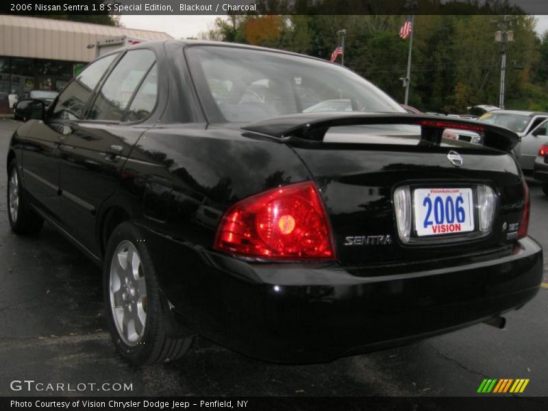 Blackout / Charcoal 2006 Nissan Sentra 1.8 S Special Edition