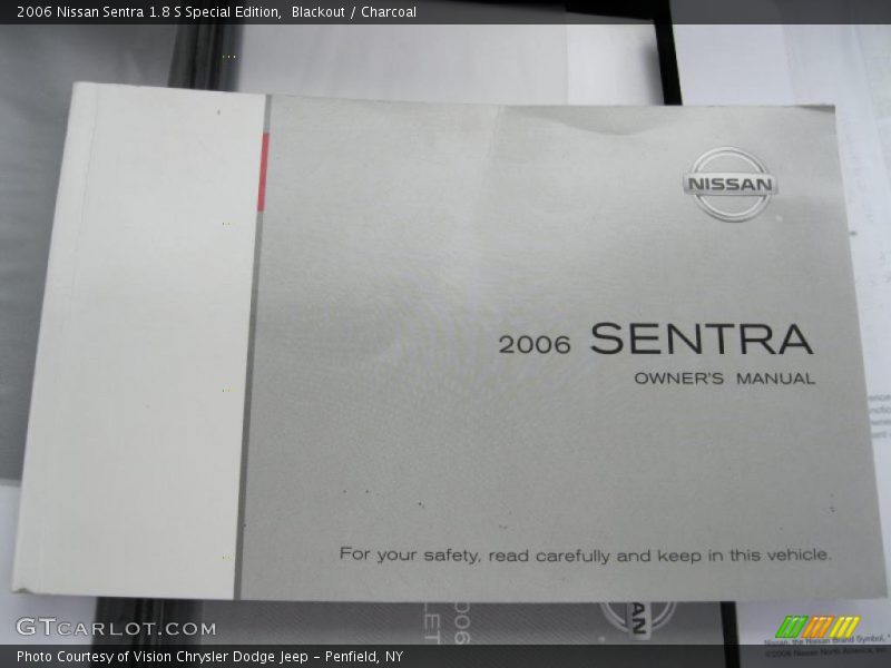 Blackout / Charcoal 2006 Nissan Sentra 1.8 S Special Edition