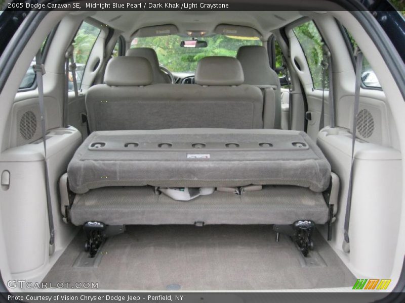 Midnight Blue Pearl / Dark Khaki/Light Graystone 2005 Dodge Caravan SE