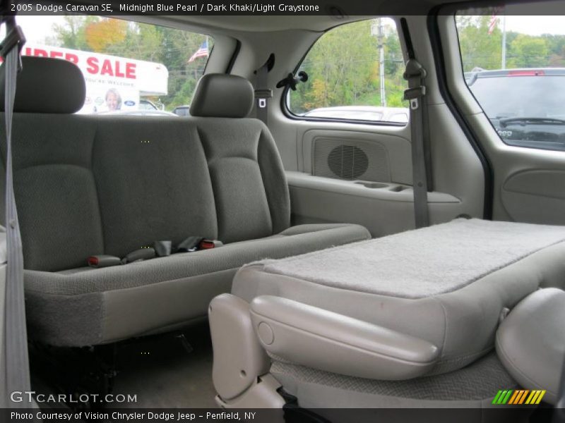 Midnight Blue Pearl / Dark Khaki/Light Graystone 2005 Dodge Caravan SE