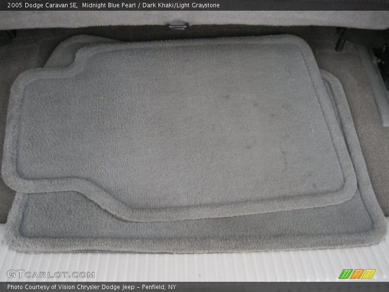 Midnight Blue Pearl / Dark Khaki/Light Graystone 2005 Dodge Caravan SE