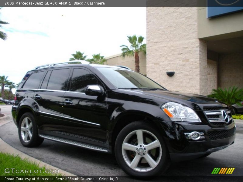 Black / Cashmere 2009 Mercedes-Benz GL 450 4Matic