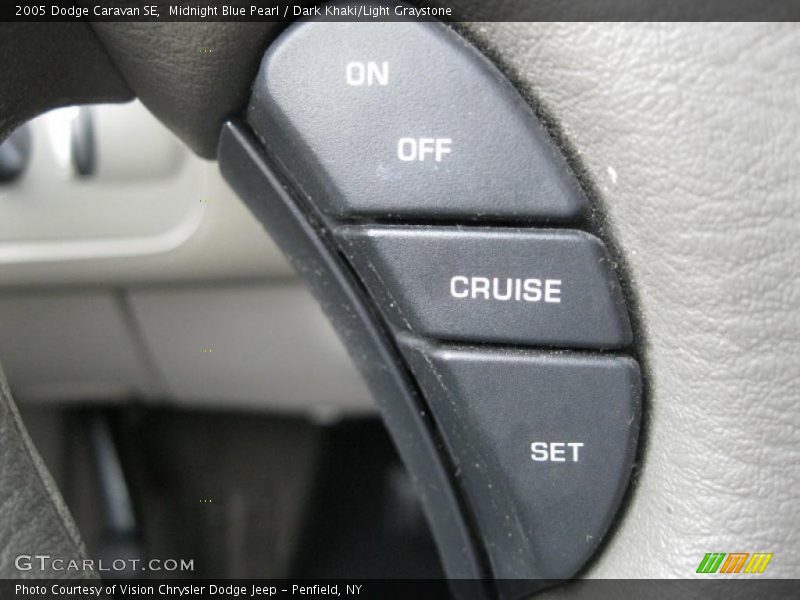 Midnight Blue Pearl / Dark Khaki/Light Graystone 2005 Dodge Caravan SE