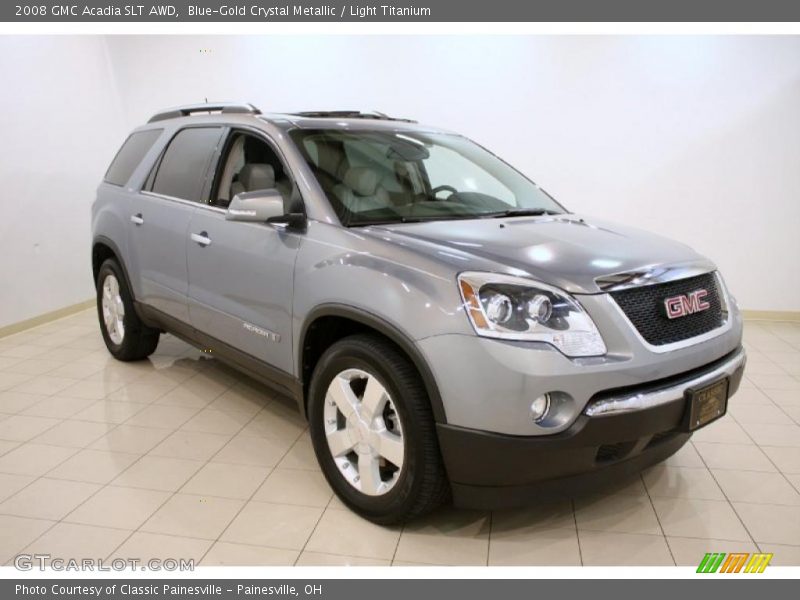 Blue-Gold Crystal Metallic / Light Titanium 2008 GMC Acadia SLT AWD