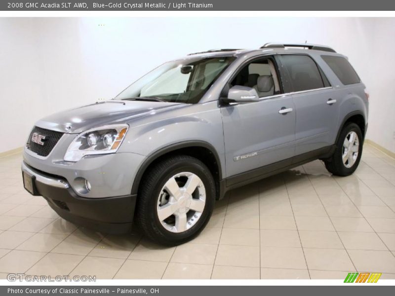 Blue-Gold Crystal Metallic / Light Titanium 2008 GMC Acadia SLT AWD