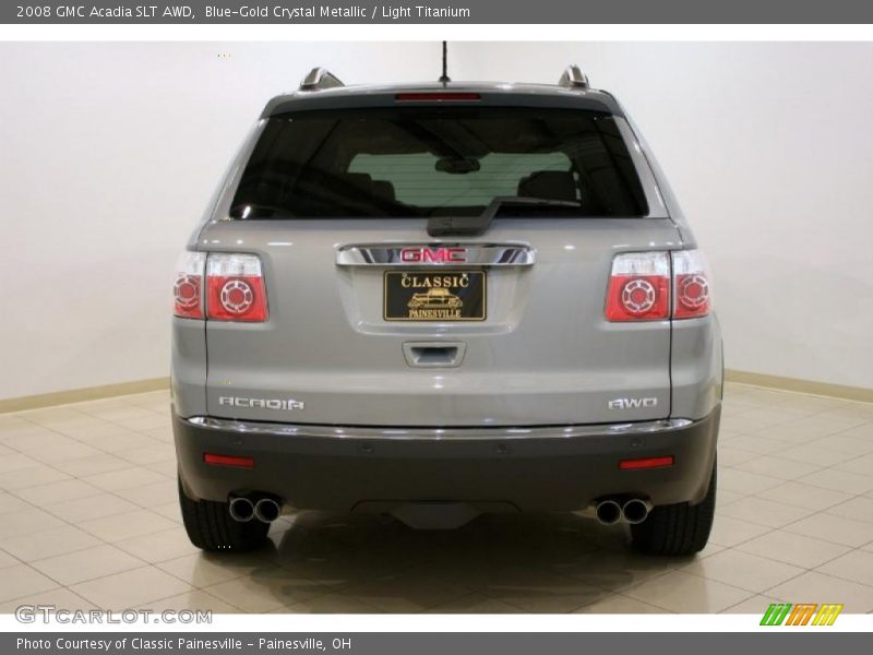 Blue-Gold Crystal Metallic / Light Titanium 2008 GMC Acadia SLT AWD