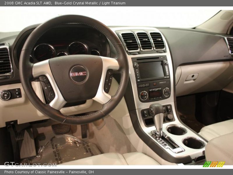 Blue-Gold Crystal Metallic / Light Titanium 2008 GMC Acadia SLT AWD