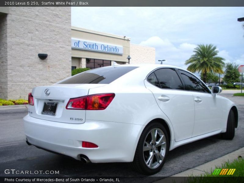 Starfire White Pearl / Black 2010 Lexus IS 250
