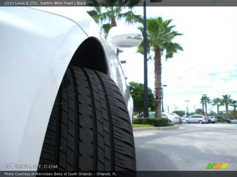 Starfire White Pearl / Black 2010 Lexus IS 250