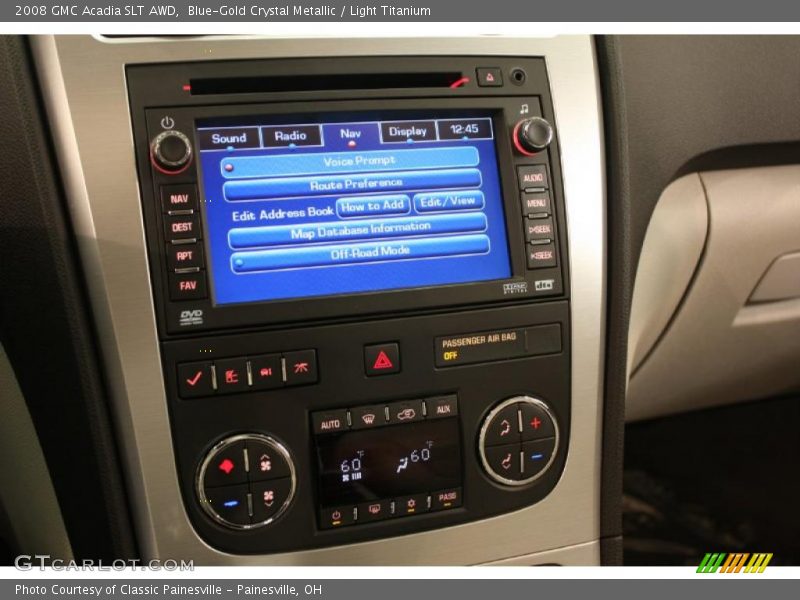 Blue-Gold Crystal Metallic / Light Titanium 2008 GMC Acadia SLT AWD