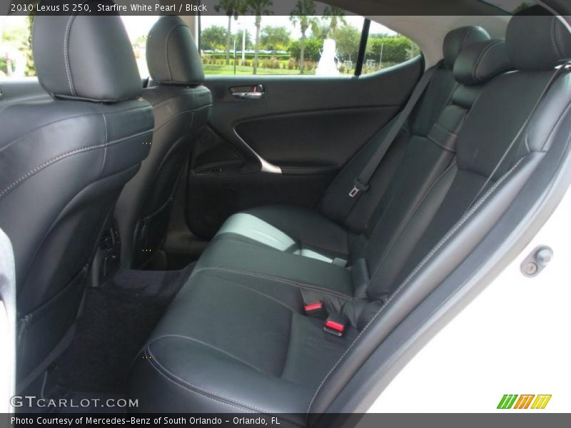 Starfire White Pearl / Black 2010 Lexus IS 250