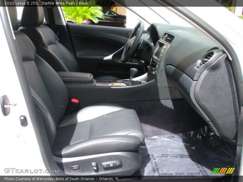 Starfire White Pearl / Black 2010 Lexus IS 250