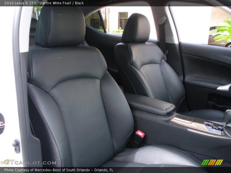 Starfire White Pearl / Black 2010 Lexus IS 250