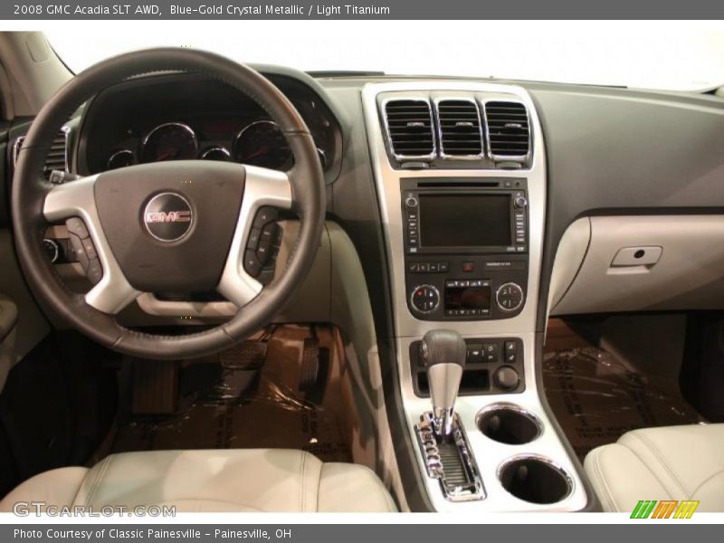 Blue-Gold Crystal Metallic / Light Titanium 2008 GMC Acadia SLT AWD