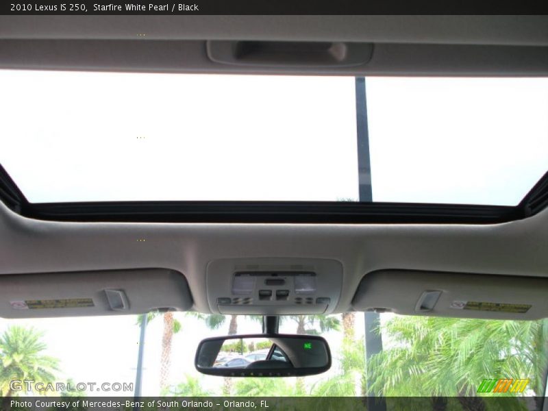 Starfire White Pearl / Black 2010 Lexus IS 250