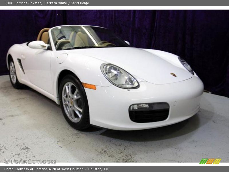 Carrara White / Sand Beige 2008 Porsche Boxster