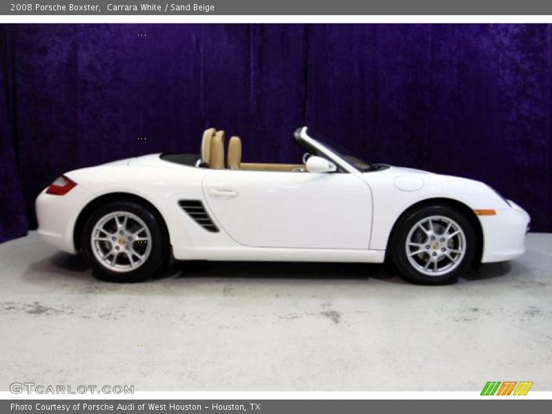 Carrara White / Sand Beige 2008 Porsche Boxster