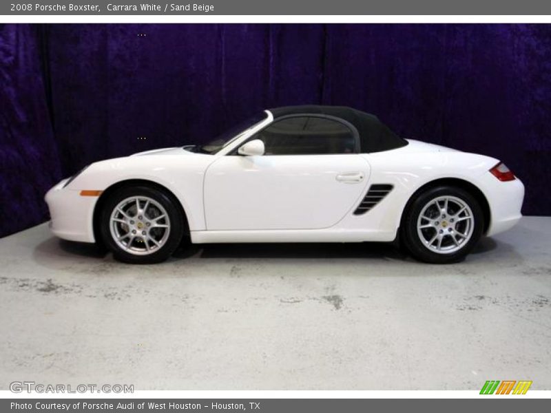 Carrara White / Sand Beige 2008 Porsche Boxster