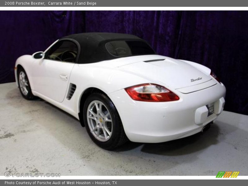 Carrara White / Sand Beige 2008 Porsche Boxster