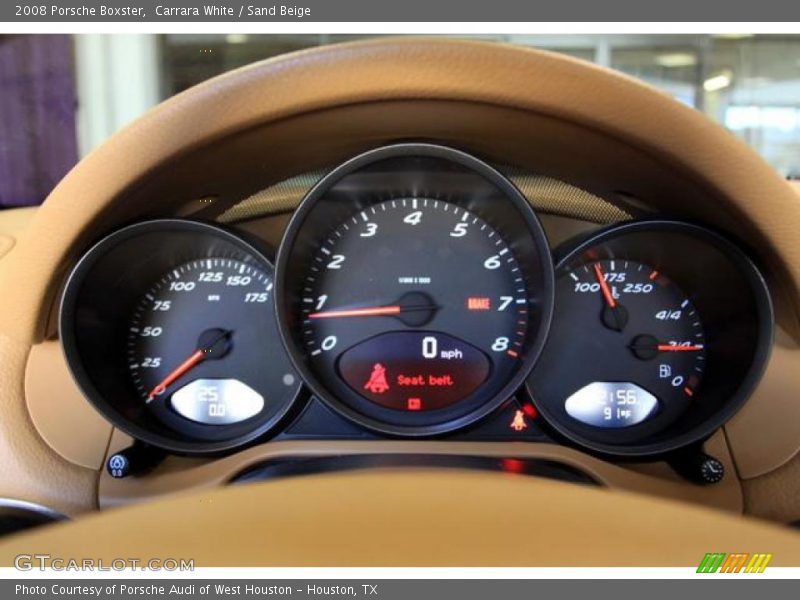 Carrara White / Sand Beige 2008 Porsche Boxster