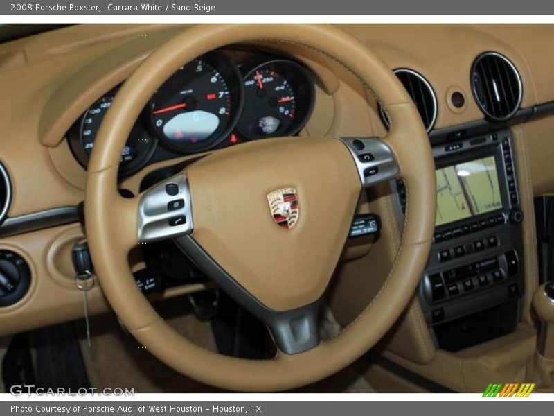 Carrara White / Sand Beige 2008 Porsche Boxster