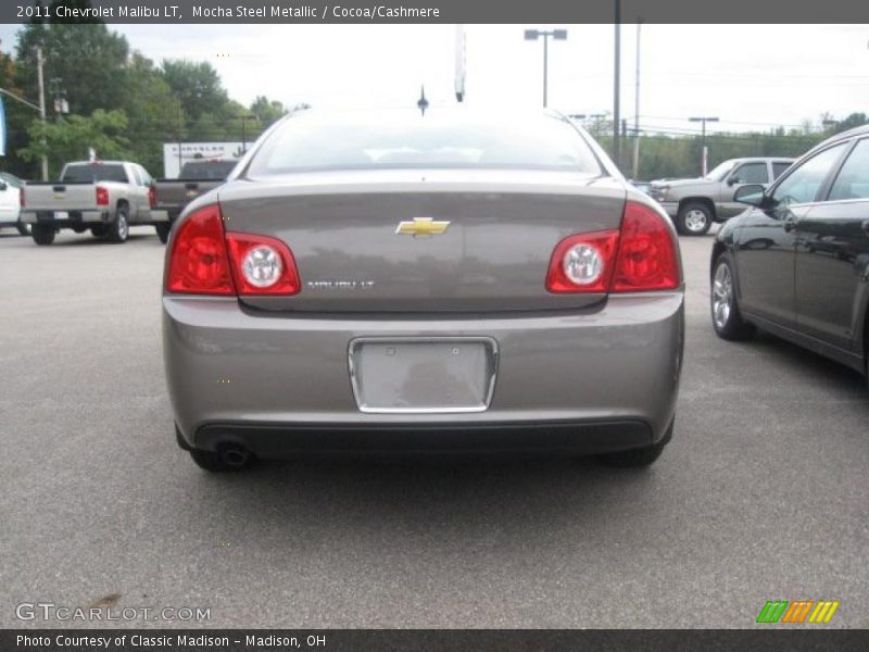 Mocha Steel Metallic / Cocoa/Cashmere 2011 Chevrolet Malibu LT