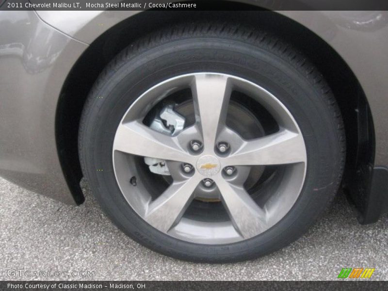 Mocha Steel Metallic / Cocoa/Cashmere 2011 Chevrolet Malibu LT