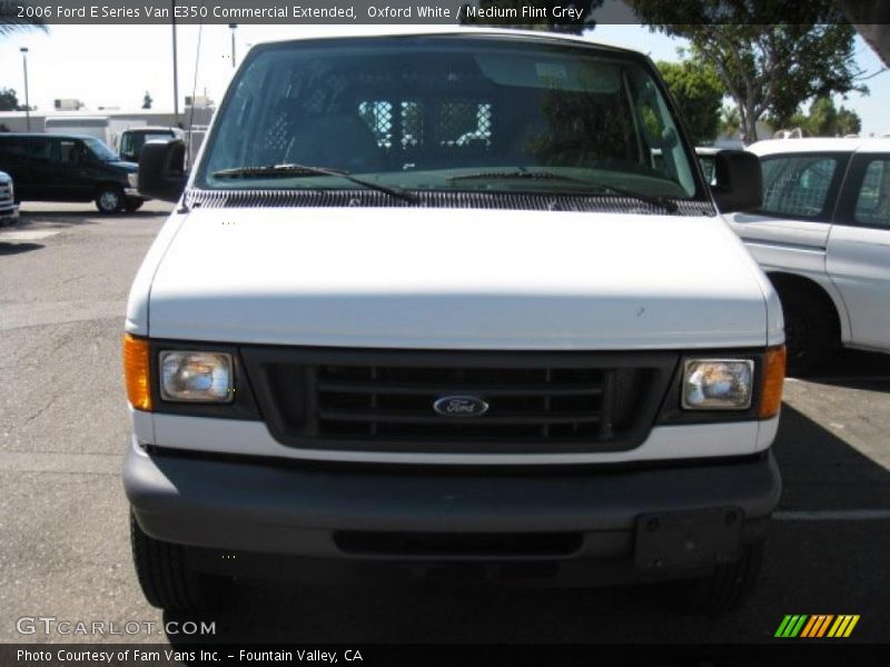 Oxford White / Medium Flint Grey 2006 Ford E Series Van E350 Commercial Extended