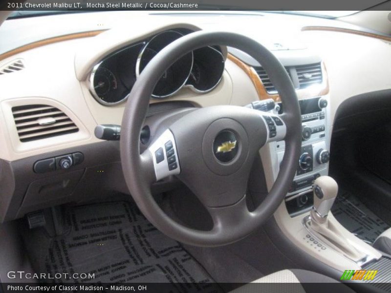Mocha Steel Metallic / Cocoa/Cashmere 2011 Chevrolet Malibu LT