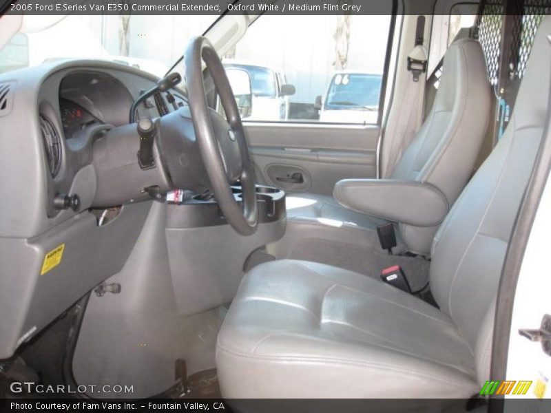 Oxford White / Medium Flint Grey 2006 Ford E Series Van E350 Commercial Extended