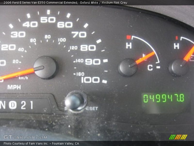 Oxford White / Medium Flint Grey 2006 Ford E Series Van E350 Commercial Extended
