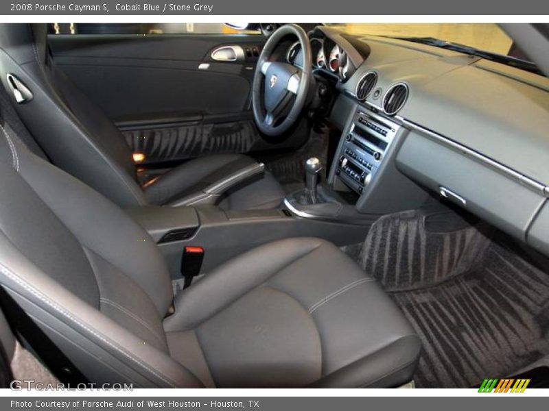 Cobalt Blue / Stone Grey 2008 Porsche Cayman S