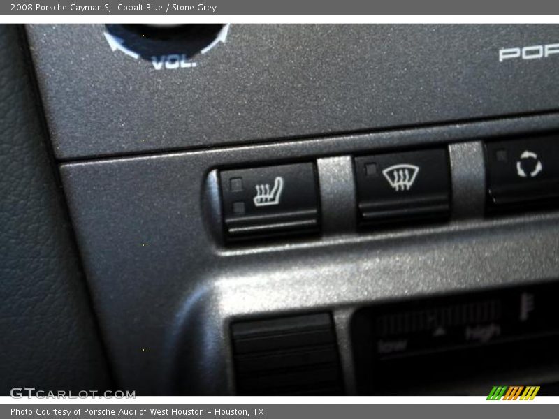 Cobalt Blue / Stone Grey 2008 Porsche Cayman S