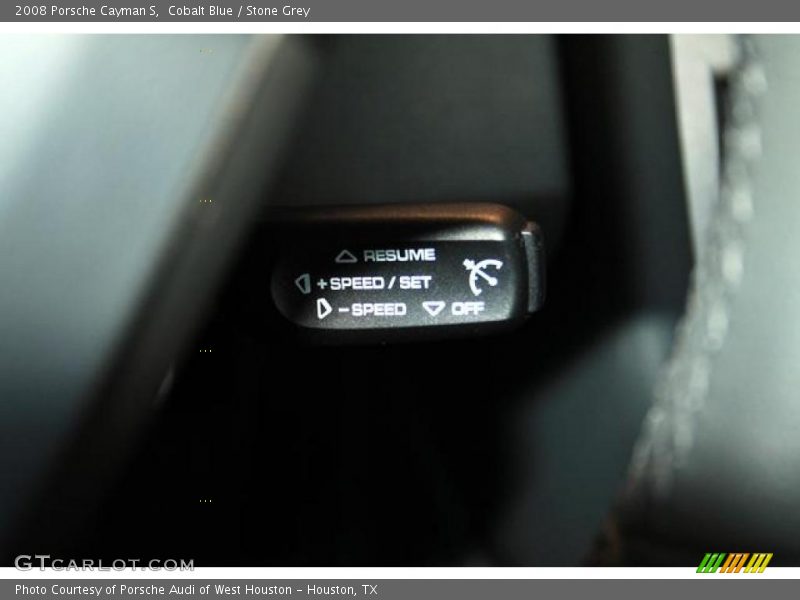Cobalt Blue / Stone Grey 2008 Porsche Cayman S