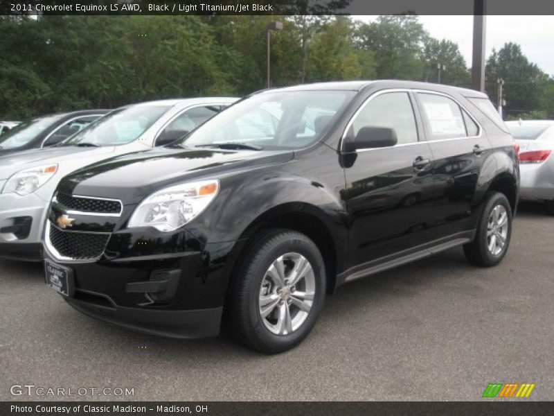 Black / Light Titanium/Jet Black 2011 Chevrolet Equinox LS AWD