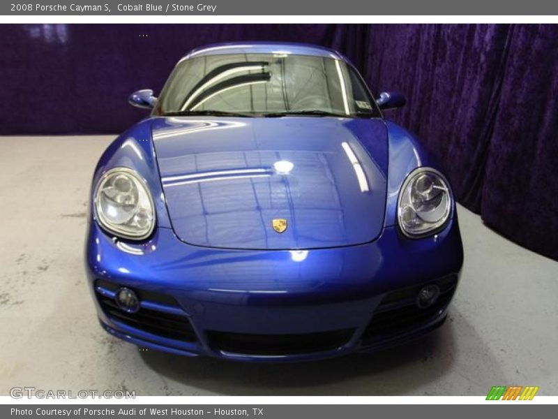 Cobalt Blue / Stone Grey 2008 Porsche Cayman S
