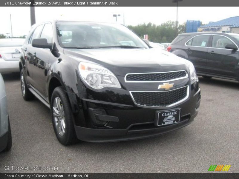 Black / Light Titanium/Jet Black 2011 Chevrolet Equinox LS AWD