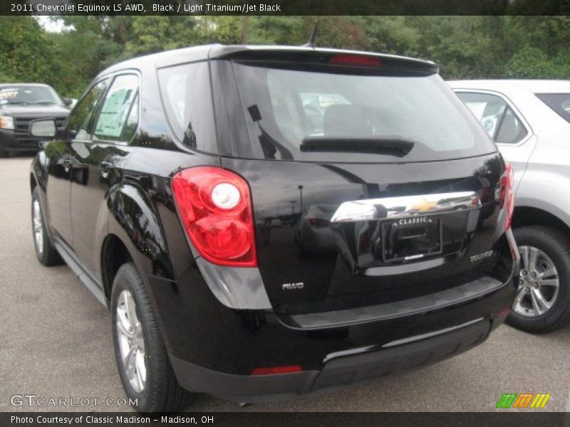 Black / Light Titanium/Jet Black 2011 Chevrolet Equinox LS AWD