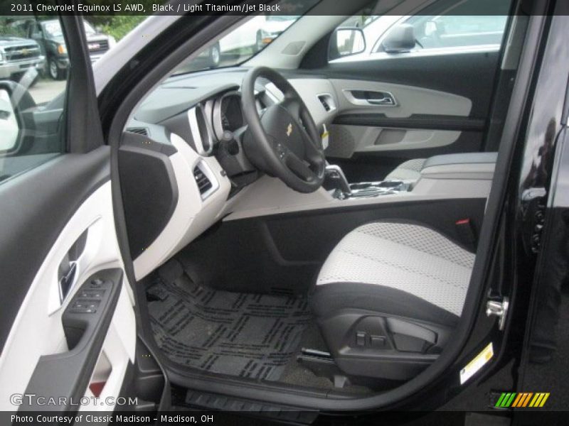  2011 Equinox LS AWD Light Titanium/Jet Black Interior