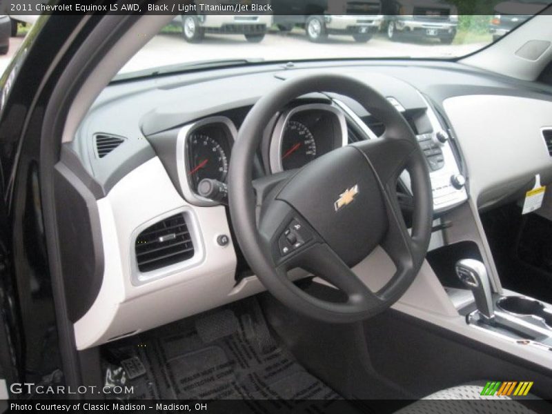 Black / Light Titanium/Jet Black 2011 Chevrolet Equinox LS AWD