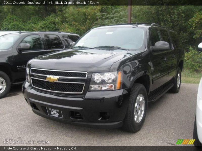 Black Granite Metallic / Ebony 2011 Chevrolet Suburban LS 4x4