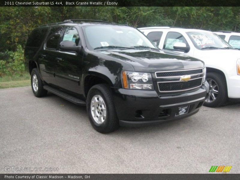 Black Granite Metallic / Ebony 2011 Chevrolet Suburban LS 4x4