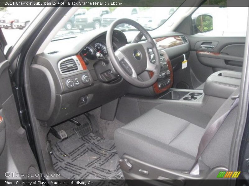 Black Granite Metallic / Ebony 2011 Chevrolet Suburban LS 4x4