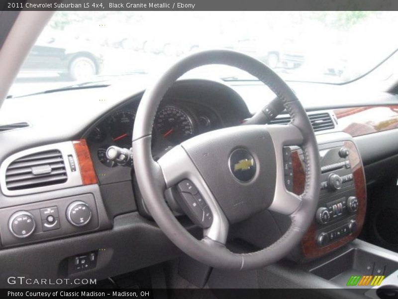 Black Granite Metallic / Ebony 2011 Chevrolet Suburban LS 4x4